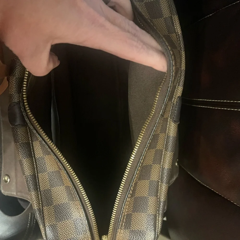 Louis Vuitton Dark Brown Checkered Messenger Bag
